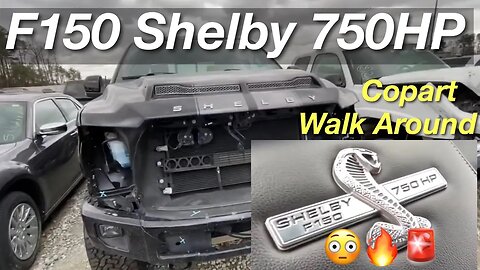 Copart Walk Around FORD F150 Shelby 750HP