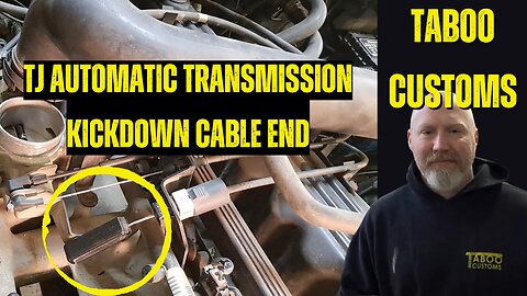 Jeep Kickdown Cable End Fix - Automatic Transmission Wont Downshift