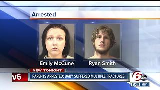 Infant found with multiple bone fractures; parents taken into police custody