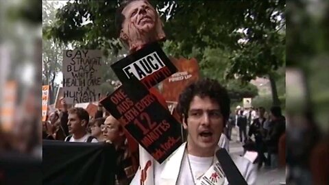 Protests against Fauci and the NIH from 1990