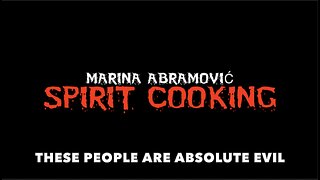 MARINA ABRAMOVIĆ - "SPIRIT COOKING"