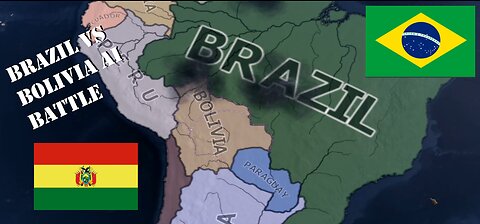 Brazil Vs Bolivia AI Battle - Hearts of Iron IV