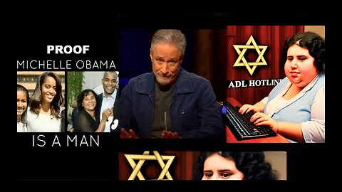 Proof Obama Is Gay Daughters Malia Sasha Are Adopted John Stewart Exposes Jewish Contempt For Goy