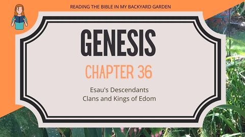 Genesis Chapter 36 | NRSV Bible Reading