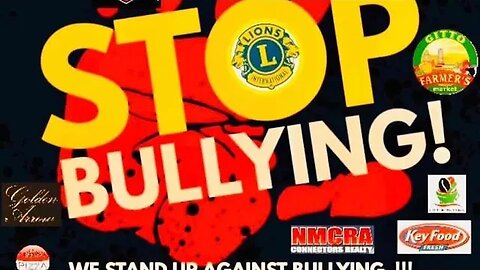 The Stop Bullying We stand up against Bullying Event at MS137 Playground Queens NY 10/12/23