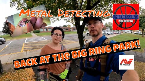 Park Metal Detecting again at the BIG RING FIND park! Treasure Everywhere!