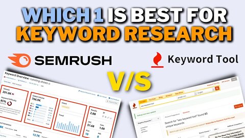 Semrush vs Keywordtool.io Comparison | Which 1 is Best Keyword Research Tool for SEO! 🤔