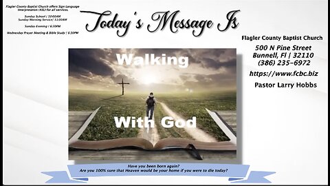 Walking with God