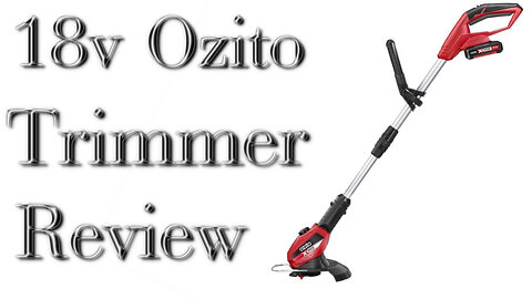 18 volt Ozito Line Trimmer Aussie English Review