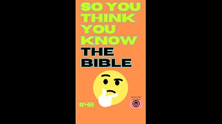 Daily Bible Trivia 48