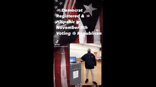 Democrat Registered & 🇵🇷 Hispanic 🗓November 8th Voting 🗳 Republican