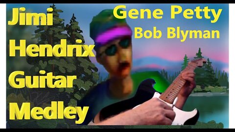 Jimi Hendrix Guitar Medley | Gene Petty And Bob Blyman | Machine Gun | Hey Joe | Manic Depression