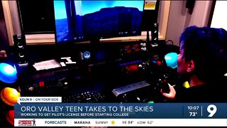 Oro Valley teen works to get pilots license before college