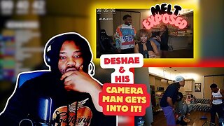 MeltIsLive EXPOSED W/ Brooklyn Frost Watching LIVE & Deshae Frost's CRAZY Altercation with Cameraman