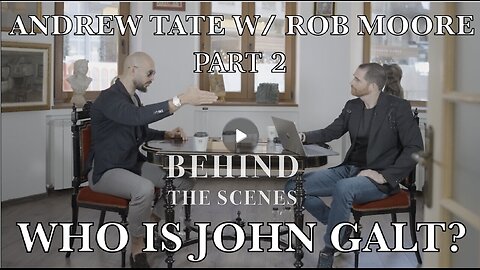 Andrew Tate W/ ROB MOORE PT 2. EXPOSING THE WAR ON YOUR SONS. BLOWS UP CRYPTO TY JGANON, SGANON