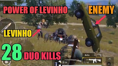 Band of Brothers | Levinho | DUO SQAUD | 28 DUO KILLS | PUBG Mobile