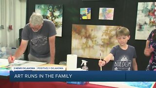 Art running in Mayfest artist's family