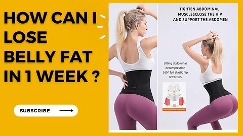 How to Lose Belly Fat in 1 week / How to Lose Belly Fat After Pregnancy