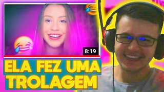 Ela fez uma trollagem ÉPICA! ( JotaMetz ) MineKingsBR React