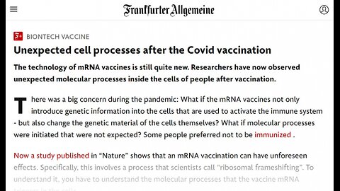 New Self Replicating “sa-mRNA Vaccine” Approved For Mass Production 12-16-23 Facts Matter with Roman