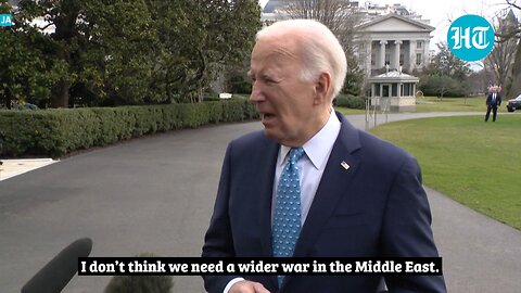 U.S. Dumps ‘Punish Iran’ Pledge? Biden Says 'Not Looking For Wider War' Days After Revenge Vow