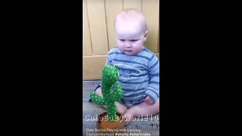 4 March 2023 |Cute Babies Playing with Dancing Cactus (Hilarious) Cute Baby Funny Videos