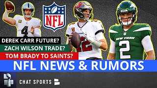 NFL Rumors Led By Derek Carr & Zach Wilson Trade Rumors