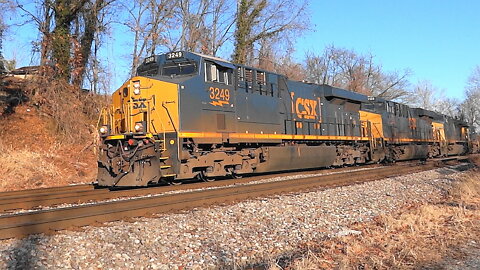 Some CSX Freight Trains in Relay, Maryland