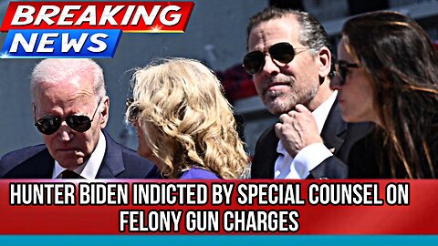 hunter biden indicted by special counsel on felony gun charges