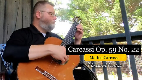 Carcassi Op. 59 No. 22 | Matteo Carcassi (1796–1853) | Classical Guitar