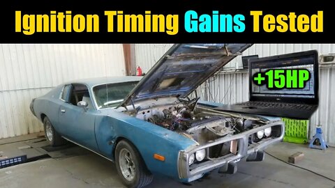 Ignition Timing For Maximum Power | How To Set Ignition Timing | 1973 Dodge Charger
