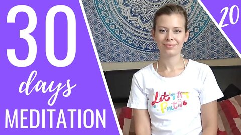 13 Min Meditation Timer | Day 20 | 30 Days Meditation Challenge (For Beginners)