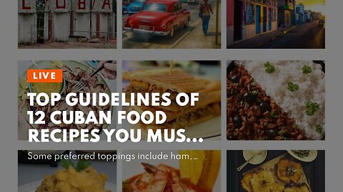 Top Guidelines Of 12 Cuban Food Recipes You Must Try - A Sassy Spoon