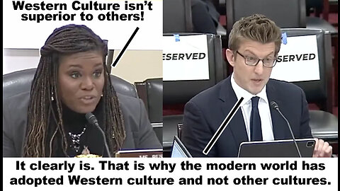 Cori Bush gets REKT trying to claim that Western Culture isn't superior to other Cultures! ✊