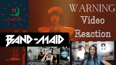 Introducing BAND MAID- " Warning" To Raymond!!! Video Reaction Collaboration to Band Maid " Warning"