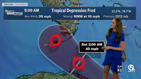 Tropical Depression Fred forecast to become tropical storm again