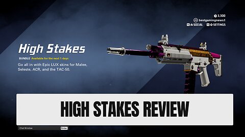 XDefiant: A Look At The High Stakes Bundle