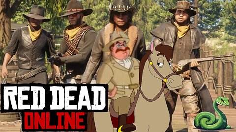 Goofing off in: Red Dead Redemption 2 Online (RedM) - Great Adventures of Teddy Roosevelt