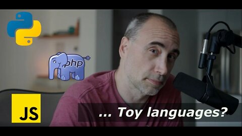 Python, JavaScript, PHP ... are they Toy Languages?