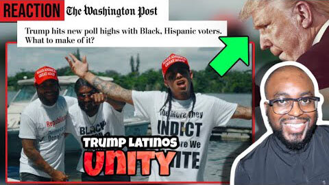 🚨REACTION🚨TO NEW PRO-TRUMP SONG! LATINOS AND BLACK ARE UNITING UNDER MAGA POPULOUS.