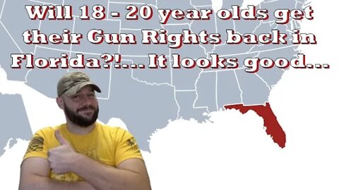 Will 18-20 year olds in Florida be getting Gun Rights again? NRA is getting involved Federally! HUGE