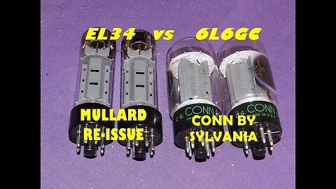 SYLVANIA 6L6GC vs MULLARD REISSUE EL34 Tube Tone Comparison Peavey XXX Amp