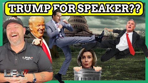 TRUMP FOR SPEAKER FOR REAL?! | LIVE FROM AMERICA 10.4.23 11am