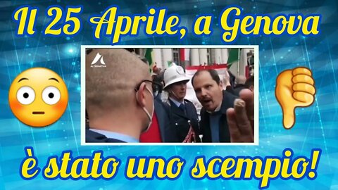 25 Aprile - Manifestanti insultati a Genova