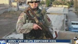 Army vet helps empower kids
