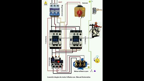 Reverse forward circuit moter