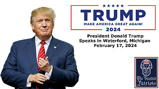 President Donald Trump Speaks in Waterford, Michigan (February 17, 2024)