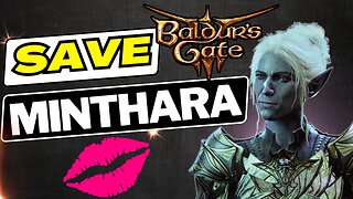 How To Save The Best Companion Minthara The Drow Paladin Baldurs Gate 3 #criticalrealms #baldursgate3