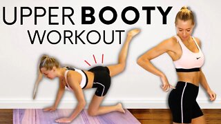 Upper Booty Glute Workout 🍑 Gluteus Medius Exercises | 20 Minutes, No Equipment