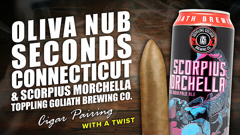 Oliva Nub Seconds Connecticut & Scorpius Morchella | Cigar Pairing..with a twist